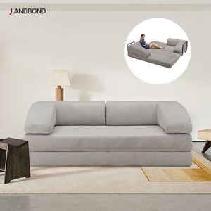 Sofá Cama Multifuncional de Espuma de Alta Densidad, Moderno, <span class=keywords><strong>2</strong></span> en 1, sin Estructura, para Sala de Estar, Comprimido al Vacío - Product Image 2