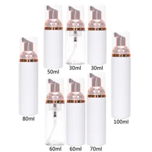 K Gold Frossted 20 150 Ml Treatment Empty Plastic 1 2 4Oz 8Oz 12 Oz Pumps Bottles Customizable Foam Bottle With Pump Dispenser