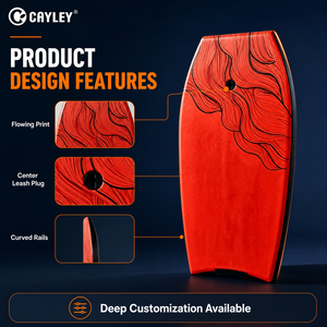 CAYLEY OL-S49 <span class=keywords><strong>Bodyboard</strong></span> Léger avec Laisse de Poignet, Motif Personnalisé, pour Enfants et Adultes, Surf en Mer, Piscine et Plage - Product Image 6
