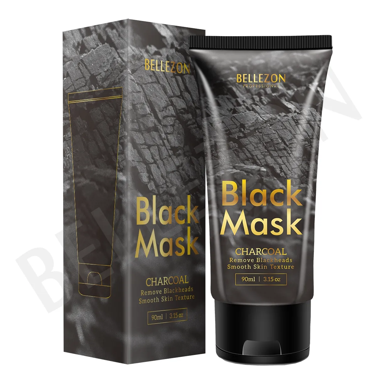 Private Label OEM Bamboo Charcoal Nose Peel Off Black Mask Facial For Blackhead