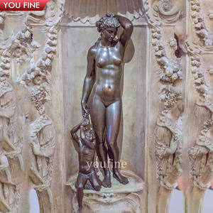 Sculpture en bronze Bargello sur piédestal en fonte de laiton pour jardin extérieur, statue de Danaïe de <span class=keywords><strong>Cellini</strong></span> - Product Image 4