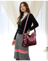 Sac à main bandoulière MELI en cuir PU avec logo personnalisable, nouveau modèle pour femme, forme oreiller, pompon, fermeture éclair, grande capacité, portefeuille