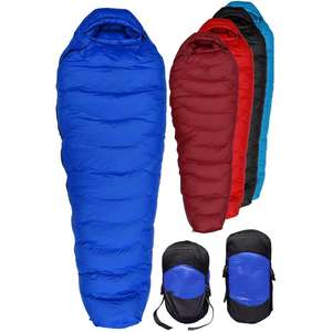 <span class=keywords><strong>Saco</strong></span> <span class=keywords><strong>de</strong></span> <span class=keywords><strong>Dormir</strong></span> Ultraligero <span class=keywords><strong>de</strong></span> Plumón <span class=keywords><strong>de</strong></span> Ganso, Temperatura Cómoda <span class=keywords><strong>de</strong></span> -12 <span class=keywords><strong>Grados</strong></span>, para Campamento al Aire Libre, Adultos, Invierno, Engrosado para Mantener el Calor - Product Image 4
