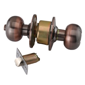 Serrure cylindrique pour porte, en acier inoxydable, 587 ET/BK SS/<span class=keywords><strong>AB</strong></span>/AC/SA/CA, bouton de porte - Product Image 6