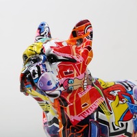 Sculpture de chien ballon en résine faite à la main, modèle de décoration intérieure et extérieure, léger, imperméable, figurine d'animal artistique