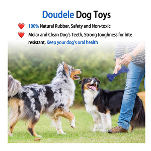 Aggressive Chewers Tough Durable Strong Natural Rubber Pet <strong>Dog</strong> <strong>Chew</strong> <strong>Bone</strong> Toy for Large <strong>Dogs</strong> - Product Image 5