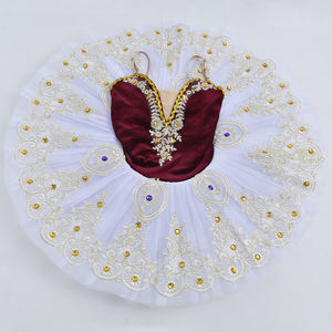 Abito <span class=keywords><strong>Tutù</strong></span> Professionale da Balletto Dorato per Ragazza Costume da Danza Bambina per Esibizione Ballerine <span class=keywords><strong>Tutù</strong></span> Bambini Abito da Danza Jazz Carnevale per Bambini - Product Image 5