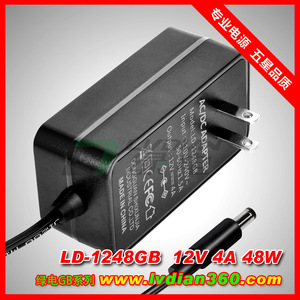 Lvdian <b>Power</b> Adapter 12V 4A DC Output Wall <b>Plug</b> Type With 3C Certification For Electronics - Product Image 4