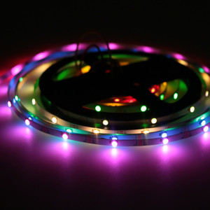 Mini tira de LED RGBW 30LEDs Sk6812 3535 5mm Estrecho 1M Longitud Cortable IP67 Conectividad USB WS2812B IC Tipo 5VDC 6500K-2700K - Product Image 5