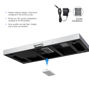 Báscula de Piso Electrónica de Alta Resistencia Veidt, Báscula Digital para Envíos Postales, Paquetes, Mascotas, SF-809, Medidas Altas hasta 80 kg - Product Image 5
