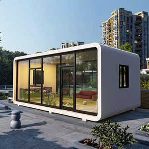 40ft 20FT ทันสมัยและเป็นมิตรต่อสิ่งแวดล้อมแคปซูลพอดสำหรับอพาร์ทเมนต์ใช้กลางแจ้งคลังสินค้าแอปเปิ้ล Hangfa อสังหาริมทรัพย์ - Product Image 6