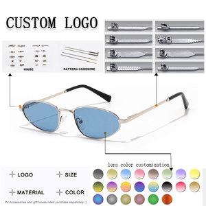 Oval Full Rim Sunglasses Rose Gold <b>Frame</b> <b>Pink</b> Mirror Lenses Unisex Adult Fashion Casual Style Lightweight - Product Image 2