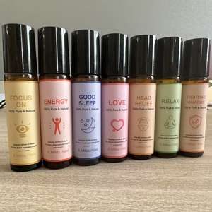 Özel etiket uçucu yağ rulo stres rahatlatıcı vücut masaj yağı, uçucu yağ toplu rulo - Product Image 2