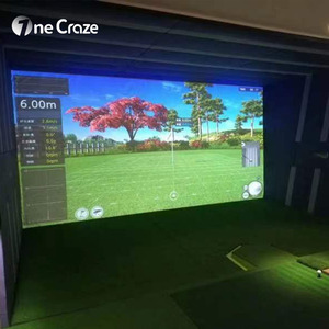 OneCraze CY‑AR GOLF‑001 AR Sport Impact Screen Golf Simulator,ระบบเกมกอล์ฟแบบฉายภาพเสมือนจริงแบบอินเทอร์แอคทีฟ - Product Image 1