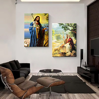 Christian toile mur Art HD imprimer Jésus Portrait peinture à l'huile moderne art religieux peinture murale