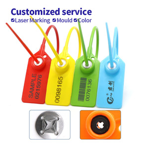 JCPS509 Plastic Seal Security Plastic Seal With Print Serial <strong>Number</strong> Tamper Proof Pull Tight Plastic Label Seal Plastic Lock Seal - Product Image 4