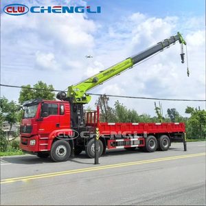 Sturdy Medium-duty 16-Ton 22m Lorry Mounted Lifting Machine, Telescopic Boom with Hydraulic Control System for Factory Hoisting - Product Image 2