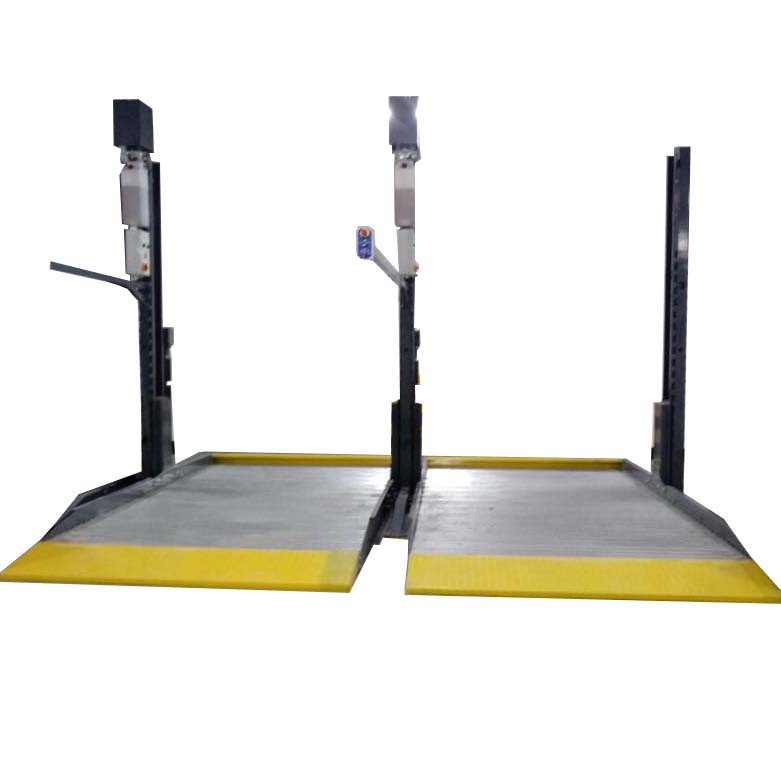 Б/у дома, в гараже, двойной автомобильный продажа гидравлический двухстоечный автомобильный парковочный подъемный механизм для гаражный автомобильный система штабелирования