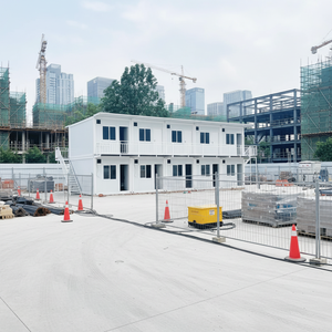 Contenedor Plegable Prefabricado de 20 pies, Casa Prefabricada Lista para Usar, Casa Modular para Dormitorio de <span class=keywords><strong>Personal</strong></span>, Casa Contenedor Plegable - Product Image 1