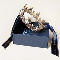 Caja de regalo plegable de doble puerta personalizable Diseño de cinta de lujo Carpetas de papel Premium para almacenamiento de joyas Presentación de regalos