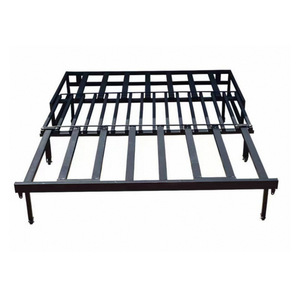 Base de sofá cama multifuncional moderna y minimalista con cama nido, estructura de hierro, base de listones deslizante y plegable, herrajes para muebles de doble uso - Product Image 5