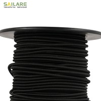Cordons élastiques ronds en tissu colorés de 1 mm, 2,5 mm, 3 mm, 4 mm, 5 mm, 6 mm, 8 mm, 10 mm pour cordes antichoc en caoutchouc et fils extensibles, cordon élastique de 2 mm