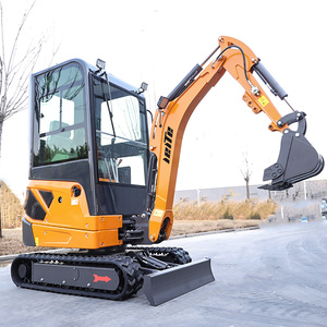 Mini Excavadora Hidráulica de 1.8 Toneladas con Cabina y Motor para Construcción, Jardinería y Movimiento de Tierras - Product Image 2