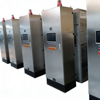 Armoire de commande en acier inoxydable OEM certifiée CE/ISO, compatible avec les composants ABB/Schneider