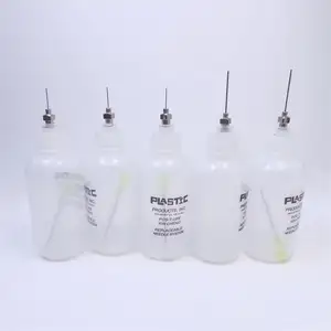 50ml rosin bottle liquid plastic drip leak hand squeezed glue bottle syringe with needle