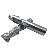 Fraise à queue en carbure JR 1mm-8mm, 2 dents, hélice 35 degrés pour aluminium