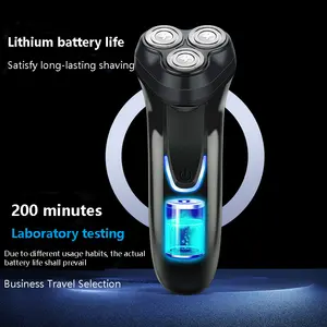 Sakal düzeltici şarj edilebilir erkek tıraş makinesi yüz tedavisi taşınabilir erkekler traş makineleri - Product Image 3