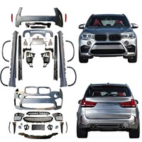 Kit de Carrocería Completo Estilo X5M para BMW X5 F15 2013-2018, Parachoques Delantero y Trasero, Faldones Laterales, Alerón de Arco de Rueda, Difusor Trasero y Rejilla