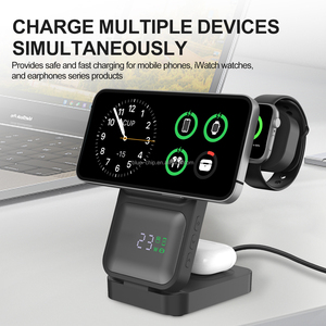 Đa Chức Năng 15W Đồng Hồ Báo Thức Bảng Đa Tốt Nhất Bán <span class=keywords><strong>2025</strong></span> Đứng Bán Buôn Di Động Trạm Điện Thoại Di Động Sạc Không Dây - Product Image 2