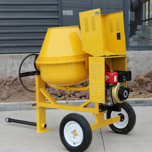 Bétonnière à tambour Id350 2a, option diesel/électrique, jaune, entretien facile - Product Image 5