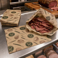 Feuilles de papier sulfurisé personnalisées pour barbecue, résistantes à la graisse, pour service de table en restaurant – Fournisseur et fabricant