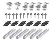 Ensemble de pistes de support solaire en alliage d'aluminium en forme de U Produit de services de forgeage