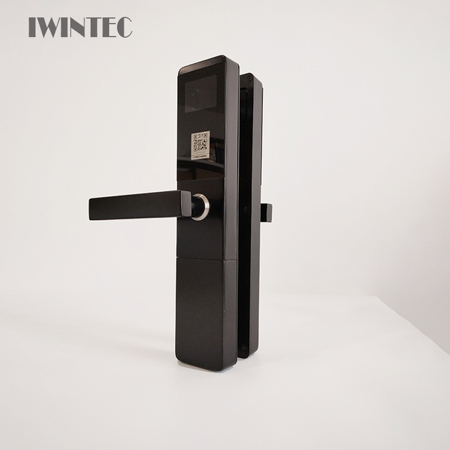 RF Card Hotel Door Lock QRMaster Unlock QR Code Backup Key Cloud Data Storage for Aluminum Wood Blue-tooth Backup Key