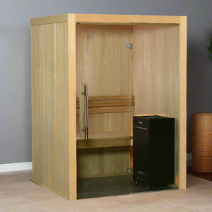 Calentador de sauna finlandesa para interiores, superventas, para <span class=keywords><strong>2</strong></span> personas, ecológico, de madera maciza, diseño moderno, vapor tradicional - Product Image 3
