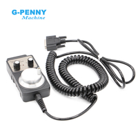 G-PENNY Machine 4 axes NC Studio, contrôleur portable MPG en plastique solide, 100 impulsions, volant électronique, connexion 15 broches