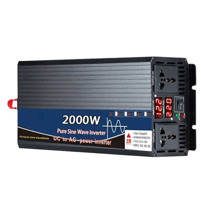 12v 24v 48v Dc To Ac 110v 120vac 220v 2000w 3000w 4000w 5000w чистый синусоидальный автомобильный инвертор солнечной энергии для домашней энергетической системы