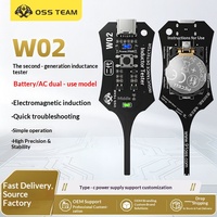 Testeur d'inductance OSSW02, testeur de bobine de carte mère, détection rapide des défauts par induction électromagnétique, alimenté par batterie, double mode plug-in