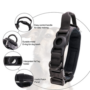 Rastreador de ubicación antipérdida para perros, soporte de etiqueta de aire de nailon con patrón sólido táctico de alta calidad personalizado - Product Image 4