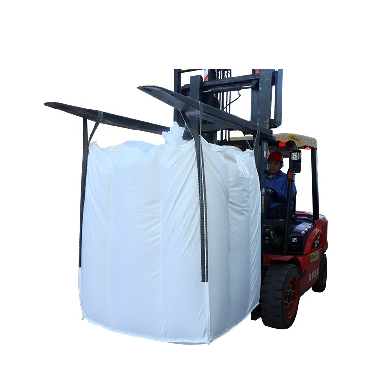 500kg 1000kg 1200kg 1500kg 2000kg 1 Ton 2 Tons Four-Panel Design Baffle Anti-Sift Square Bag Pp Big Bag