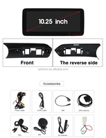 Radio Estéreo para Auto con GPS Android 14 de 12.3 Pulgadas y 720p para Mercedes Benz Clase C W204 C180 C200 C250, Actualización de Pantalla de Unidad Principal