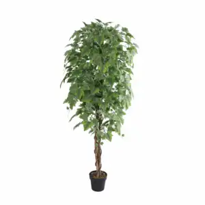 Artificial Fake Tree Plants yapay bitki Indoor Plastic Tall Ficus Big Flowers Banana Simulation Pot Beauty Shops Artificial Tree