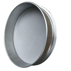 <span class=keywords><strong>Tamis</strong></span> de jardinage rond en acier inoxydable <span class=keywords><strong>à</strong></span> mailles fines pour le compost, le sable et le sol de potage de bonsaï - Product Image 2
