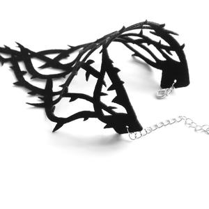 Black Thorns Gothic Alloy Queen Pulsera Carnival Party Cosplay Accesorios Unisex Cross Border - Product Image 4
