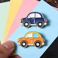 Épinglette personnalisée en émail souple pour camion et voiture, épinglette en métal avec logo et carte de support, fabricants d'épinglettes sur mesure en Chine