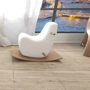 Revêtement de sol en vinyle PVC SPC LVT LVP de 6 mm, étanche, résistant à l'usure, à clipser, avec <span class=keywords><strong>sous</strong></span>-couche, pour cuisine et salle de sport (vente en gros) - Product Image 1