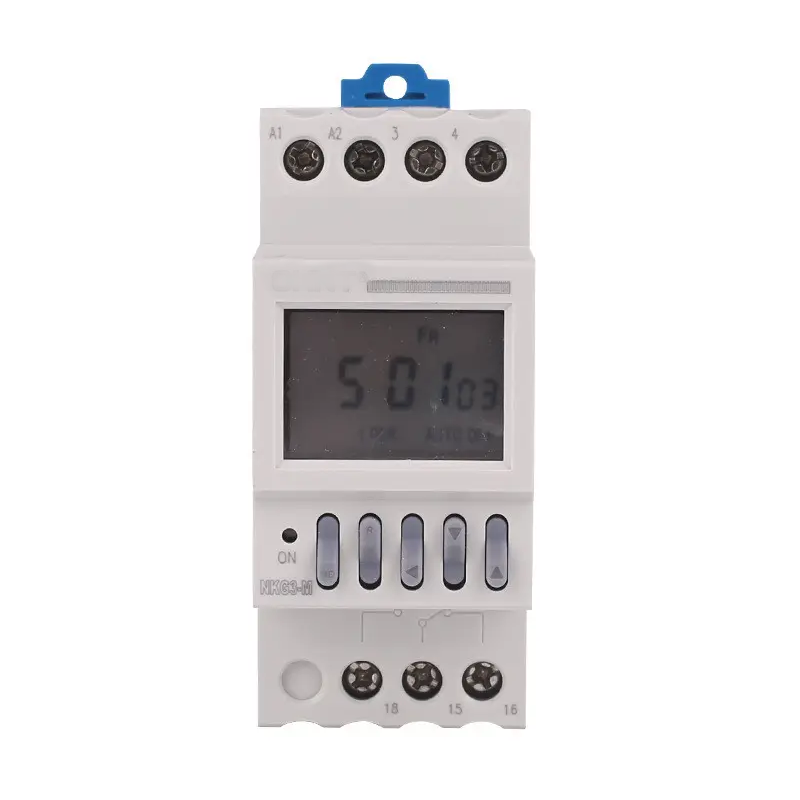 <strong>Latitude</strong> and <strong>Longitude</strong> Time Control <strong>Switch</strong> NKG3 Street Lamp Controller <strong>Timer</strong> Rail-mounted Adjustment 220V NKG3-M